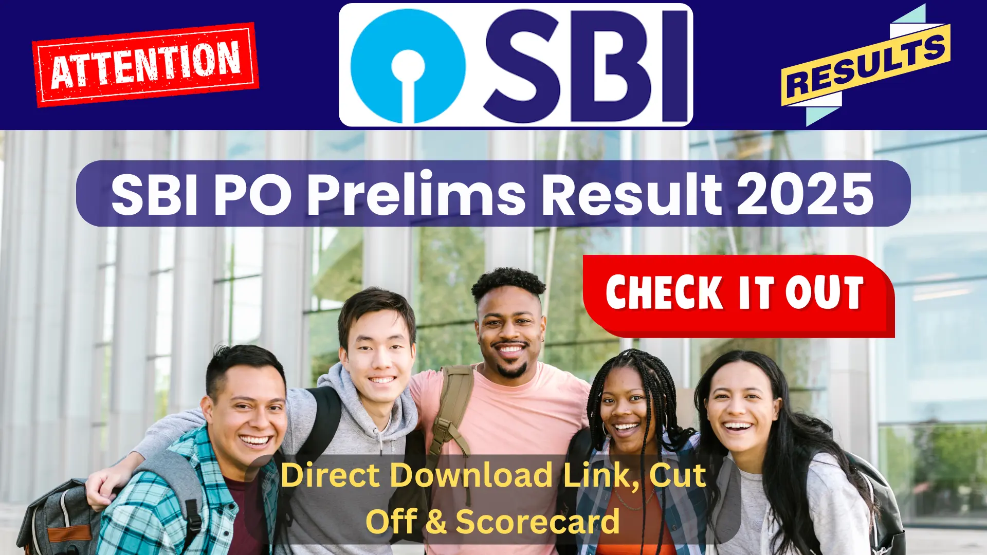 SBI PO Prelims Result 2025