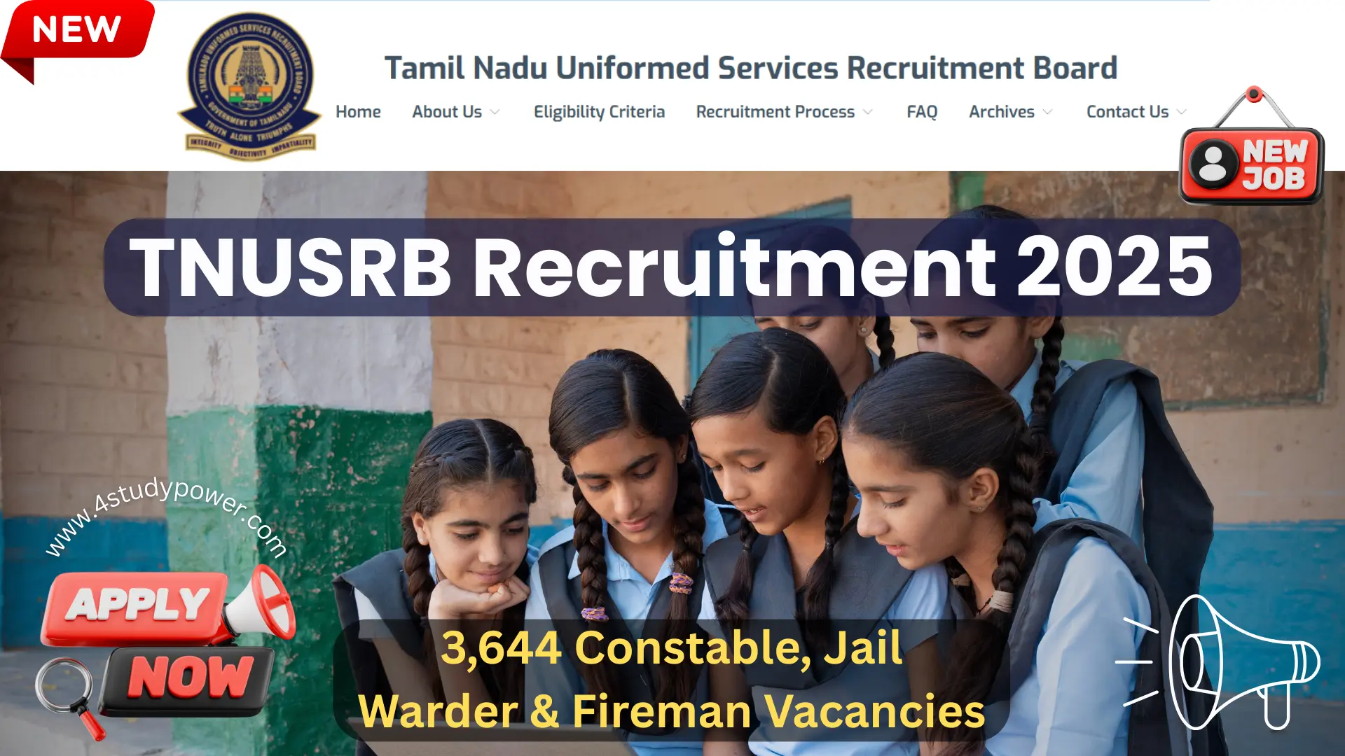 TNUSRB Recruitment 2025